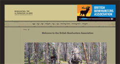 Desktop Screenshot of britishbowhunterassociation.co.uk